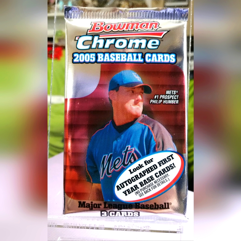 2005 Bowman Chrome HOBBY Pack (Justin Verlander Rookie RC Refractors ?